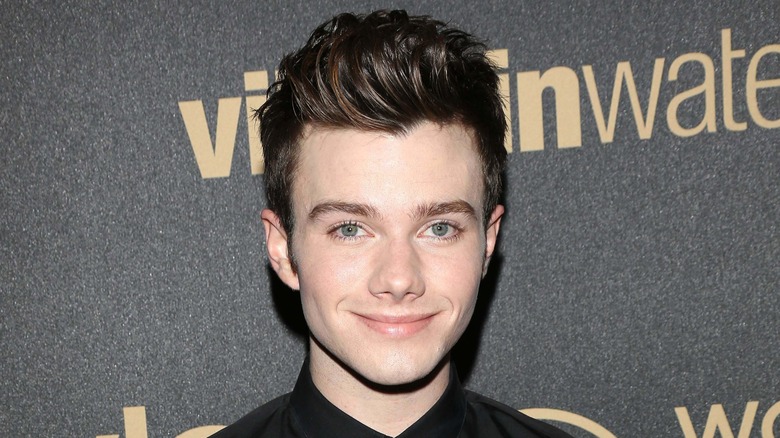 Chris Colfer smiling