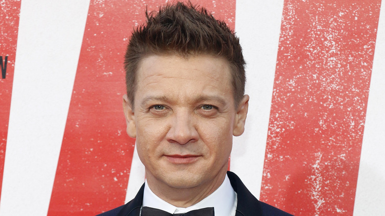 Jeremy Renner posing