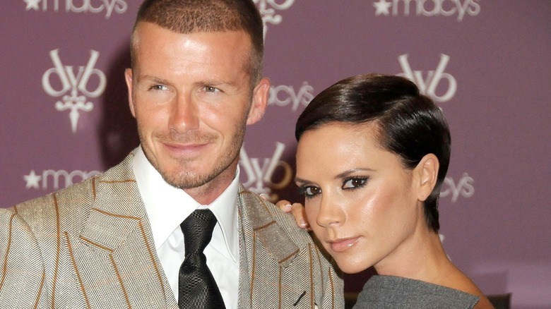 David and Victoria Beckham at an event 