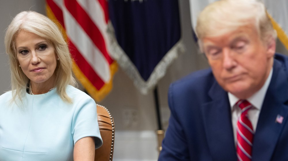 Kellyanne Conway and Donald Trump