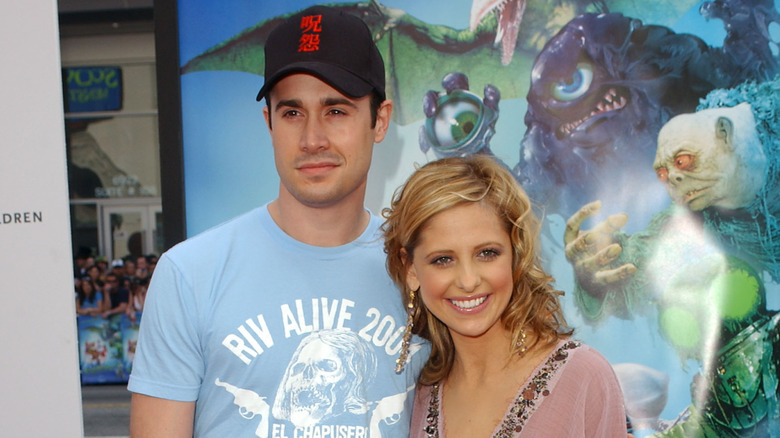 Freddie Prinze Jr. and Sarah Michelle Gellar at the World Premiere of "Scooby Doo 2 : Monsters Unleashed"