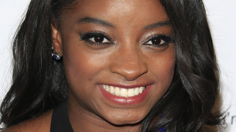 Simone Biles smiling