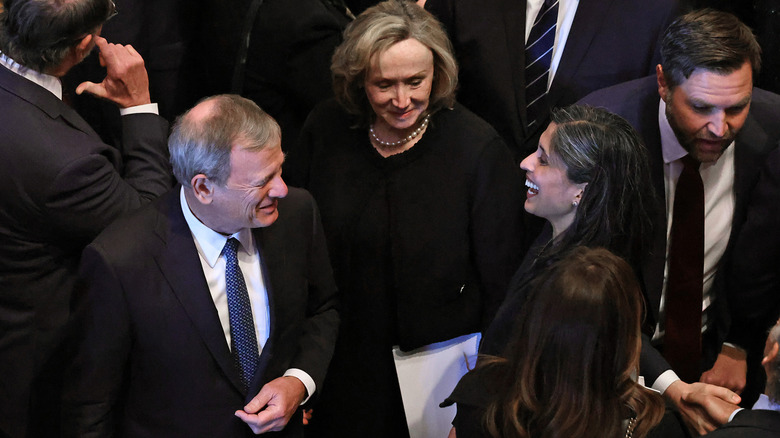 John Roberts and Usha Vance