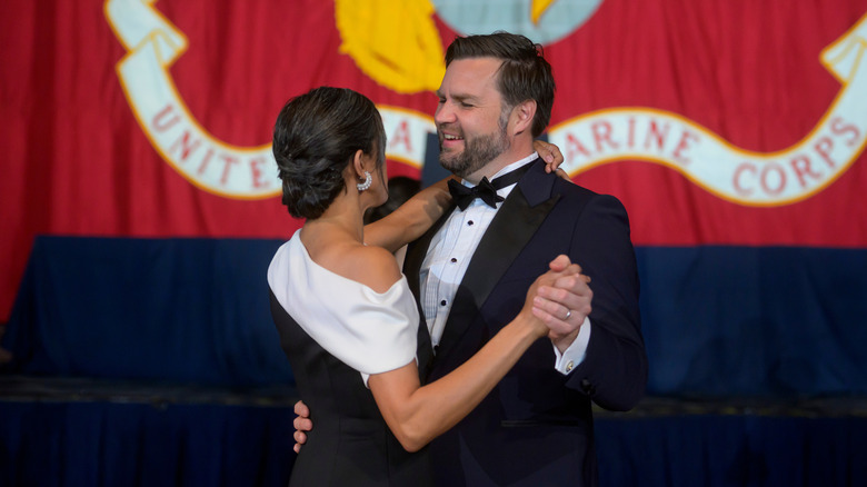 JD Vance and Usha Vance dancing