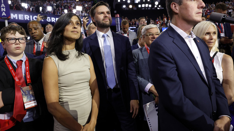 Usha Vance and JD Vance at the RNC