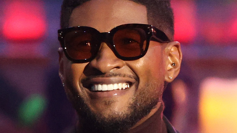 Usher smiling