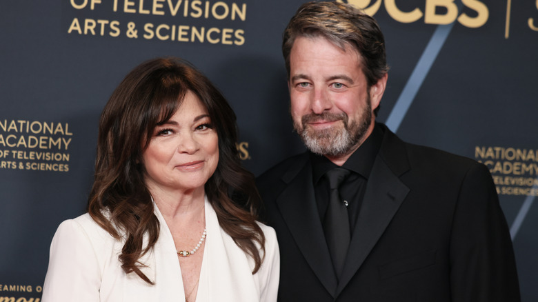 Valerie Bertinelli attending an event with Mike Goodnough