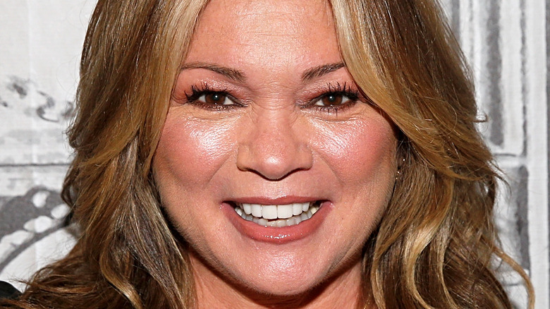 Valerie Bertinelli smiling facing forward