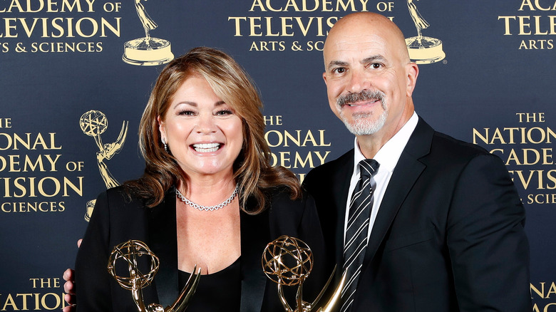 Valerie Bertinelli and Tom Vitale on the red carpet