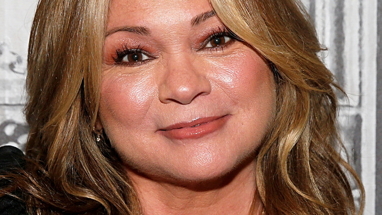 Valerie Bertinelli smirking