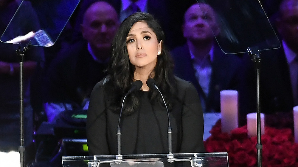 Vanessa Bryant at Kobe Bryant's memorial