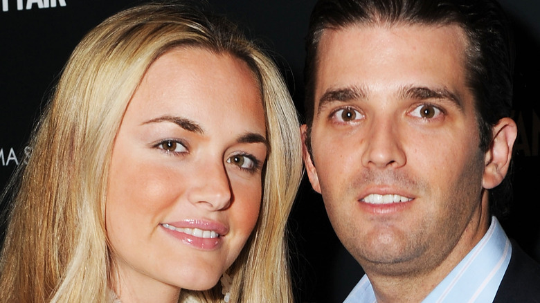 Vanessa Trump and Donald Trump Jr. smiling