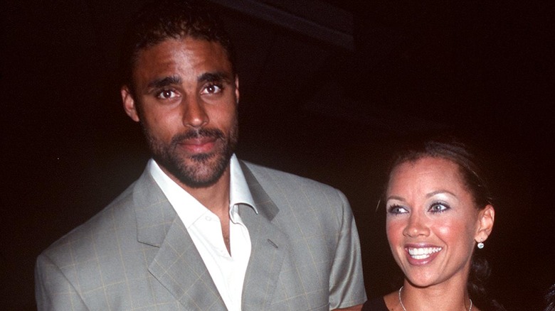 Rick Fox and Vanessa Williams posing
