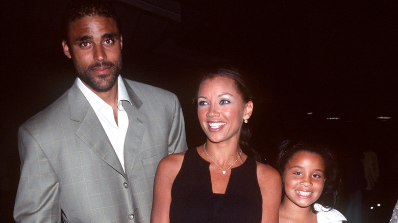 Rick Fox and Vanessa Williams posing