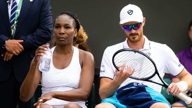 Williams and Murray at the tournament