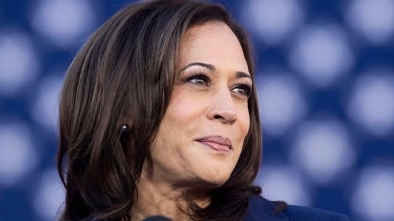 Kamala Harris onstage