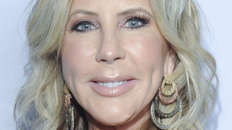 Vicki Gunvalson smiling on red carpet