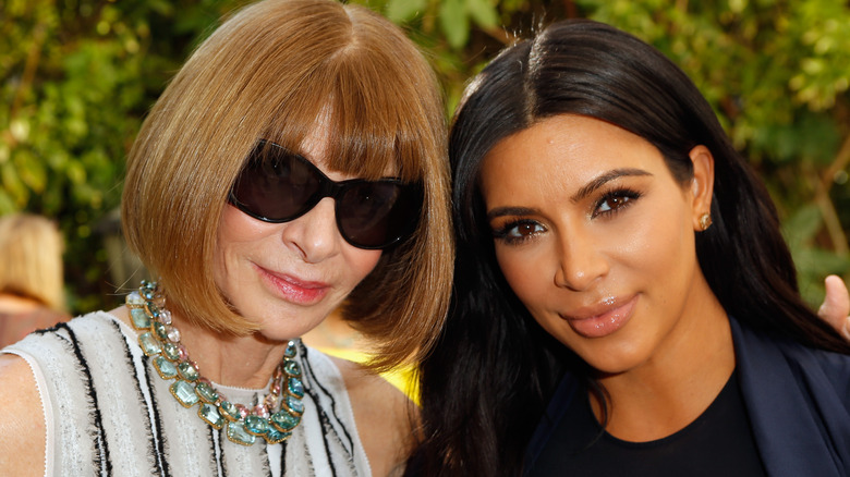 Anna Wintour and Kim Kardashian