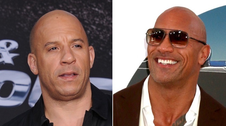 A composite of Vin Diesel and Dwayne "The Rock" Johnson