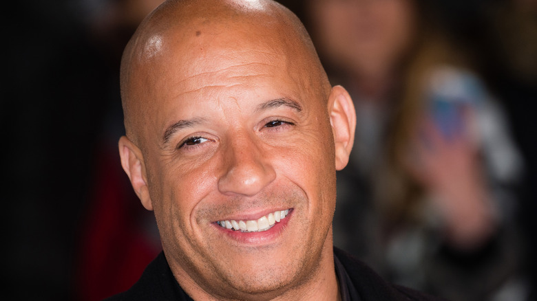 Vin Diesel smiling on the red carpet