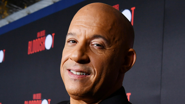 Vin Diesel smiling on the red carpet