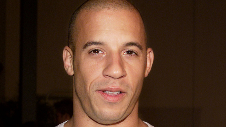 Vin Diesel posing at a press event