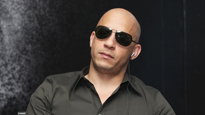 Vin Diesel wearing sunglasses