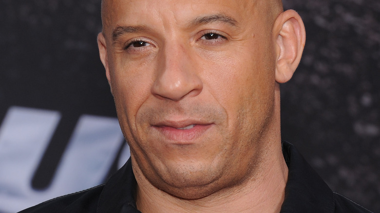 Vin Diesel posing for a picture