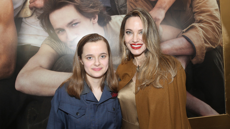 Shiloh Jolie-Pitt, Angelina Jolie smiling