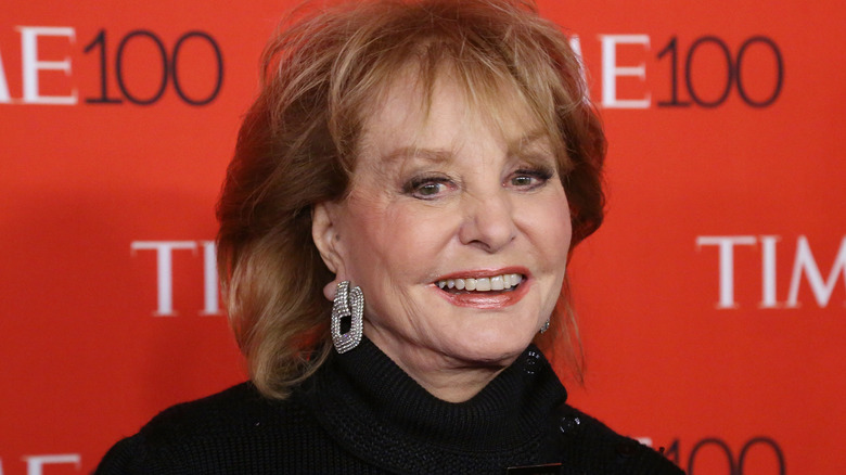 Barbara Walters smiling