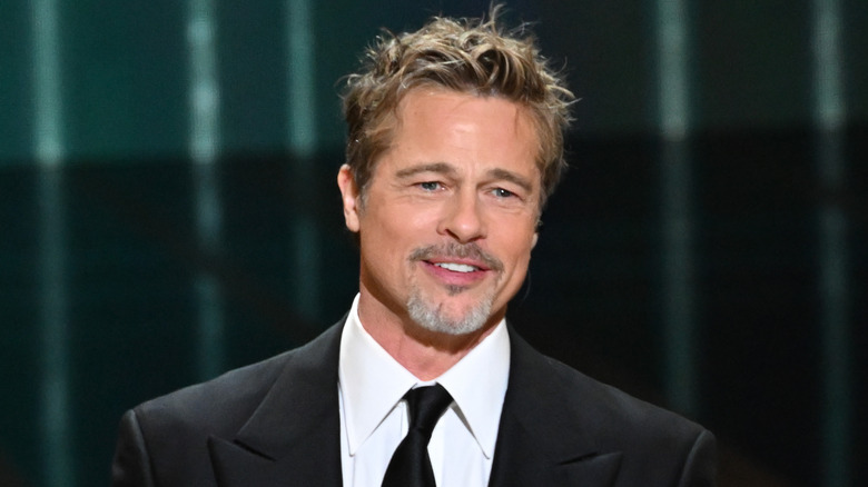 Brad Pitt smiling