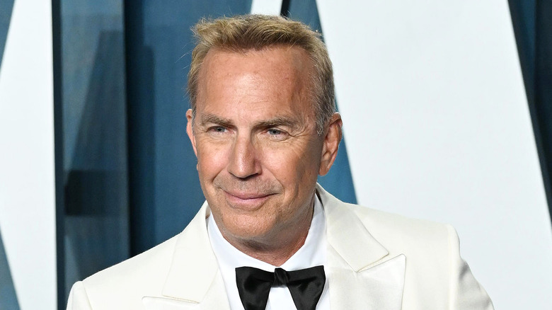 Kevin Costner wearing black bowtie