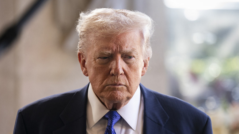 Donald Trump at a wedding