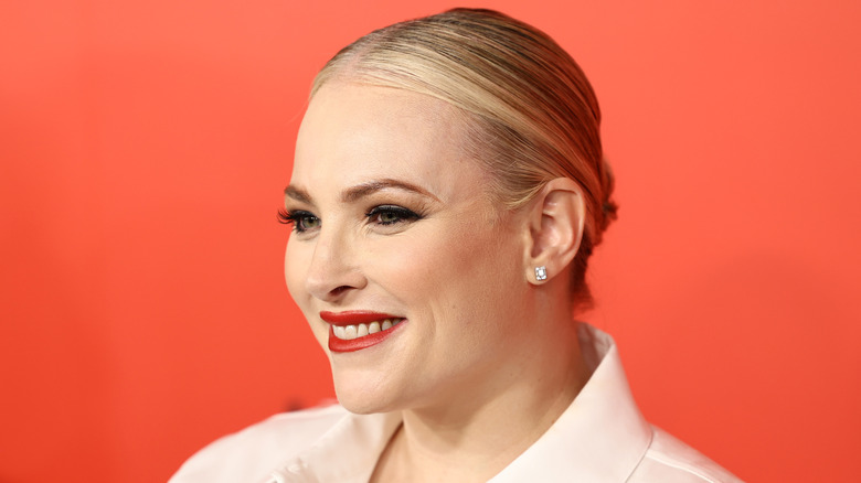 Meghan McCain posing on the red carpet.