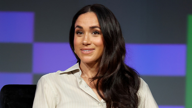 Meghan Markle smiling