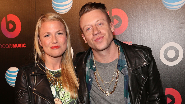 Macklemore with wife Tricia Davis