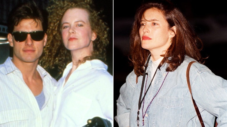 Tom Cruise, Nicole Kidman, (separate photo) Mimi Rogers circa 1990