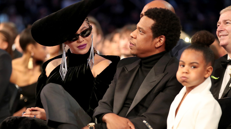 Beyonce, Jay-Z, and Blue Ivy Carter