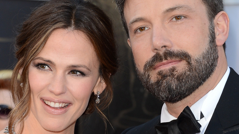 Jennifer Garner smiling, Ben Affleck relaxed