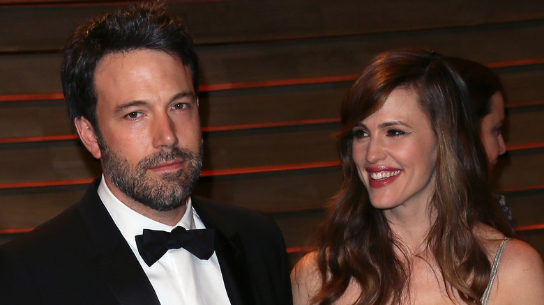 Jennifer Garner laughing with Ben Affleck