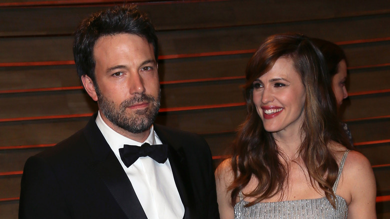 Jennifer Garner laughing with Ben Affleck