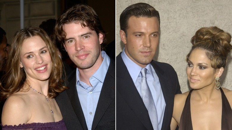 Jennifer Garner and Scott Foley, Ben Affleck and Jennifer Lopez