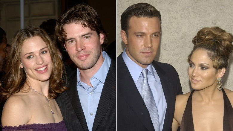 Jennifer Garner and Scott Foley, Ben Affleck and Jennifer Lopez