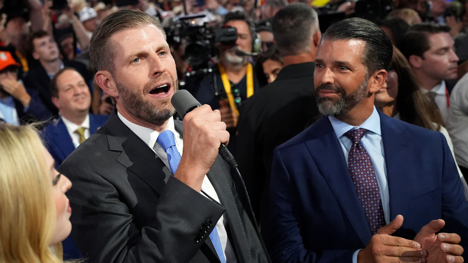 We Gave Trump's Sons The JD Vance Eyeliner Look & We Can't Look Away