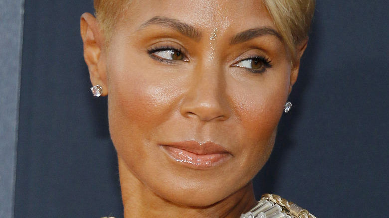 Jada Pinkett Smith gazing to side