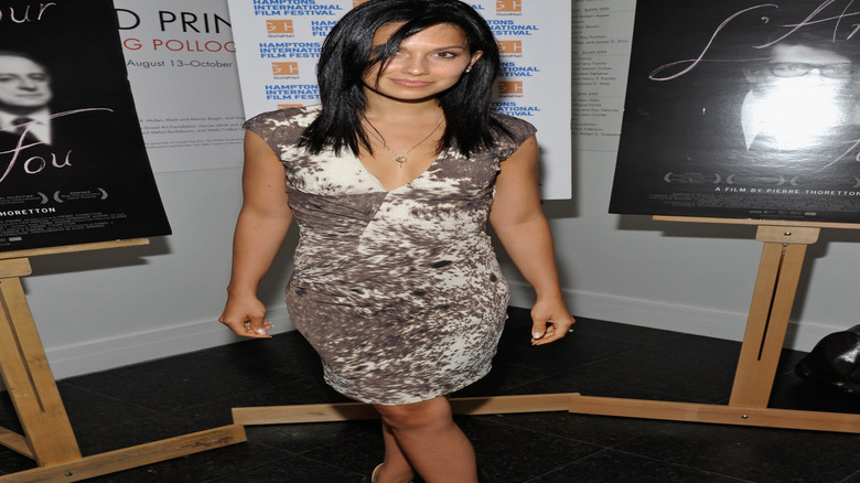 Hilaria Baldwin at premiere of L'Aurent