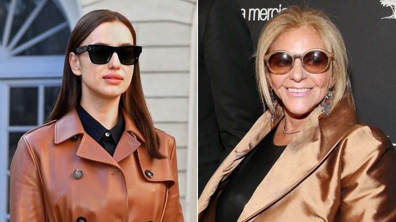 Irina Shayk and Gloria Campano