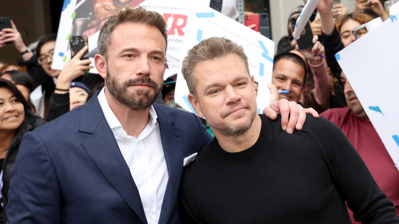 Ben Affleck and Matt Damon at the premiere of Air