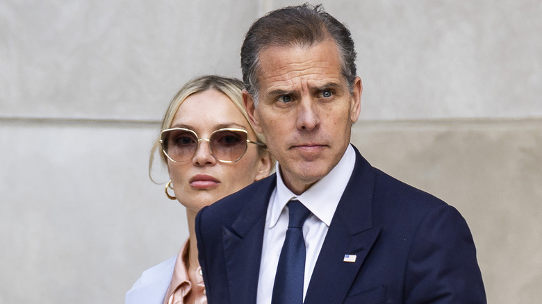Melissa Cohen behind Hunter Biden