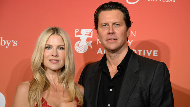 Ali Larter and Hayes MacArthur attending amfAR Las Vegas 2025 at Wynn Las Vegas